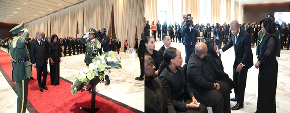 Chefe de Estado rende homenagem a Fernando da Piedade Dias dos Santos