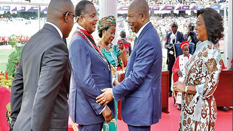 Presidente João Lourenço testemunha investidura de Denis Sassou Nguesso