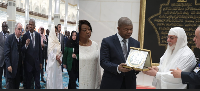 Presidente João Lourenço na Grande Mesquita de Argel