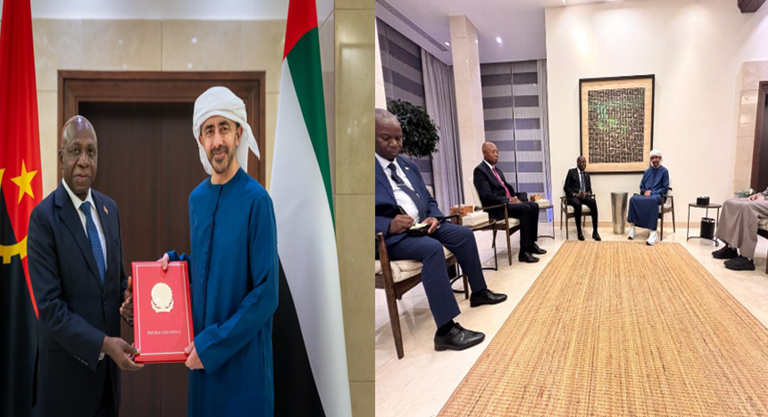 Téte António entrega mensagem do Presidente João Lourenço em Abu Dhabi