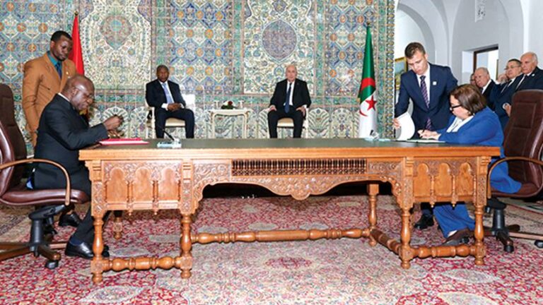 Angola e Argélia dão mais impulso à cooperação com 11 novos acordos